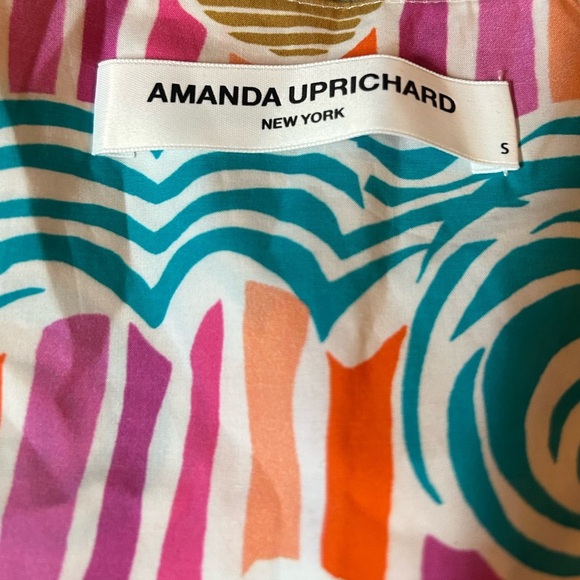 Amanda Uprichard Multicolor Wave Pattern Dress - Picture 2 of 3